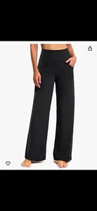 Promover Wide Leg Yoga Pants with Pockets - Picture 1 of 2