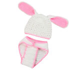 Newborn Bunny Rabbit Crochet Costume Outfit for Boy/Girl