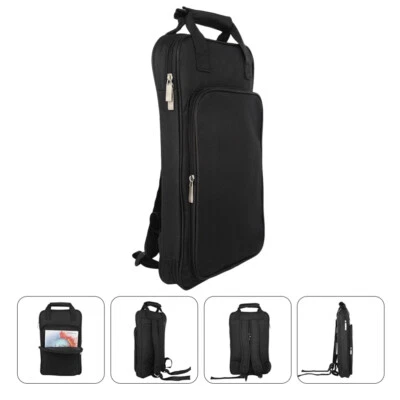 Black Drum Mallet Bag Oxford Cloth Waterproof Drumstick Bag Storage Bag Case - Image 1 of 4
