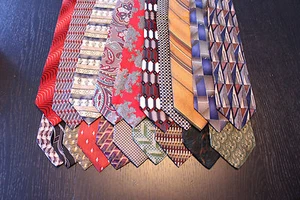 Lote de 20 NUEVAS corbatas de cuello de diseñador con varios patrones L030 - Imagen 1 de 3