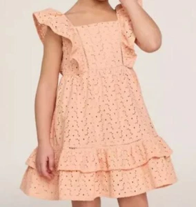 Janie and Jack Dress Size 8 Sleeveless Ruffle Tiered Dress - Picture 1 of 11