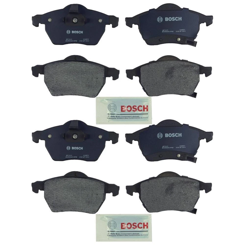 Kit de pastillas de freno de disco metálicas delanteras y traseras Bosch QuietCast para Saab 9-5 00-09 Foto 1 de 1