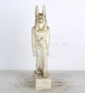 Estatua de alabastro del antiguo Egipto faraónico Anubis, señor del... - Imagen 1 de 12