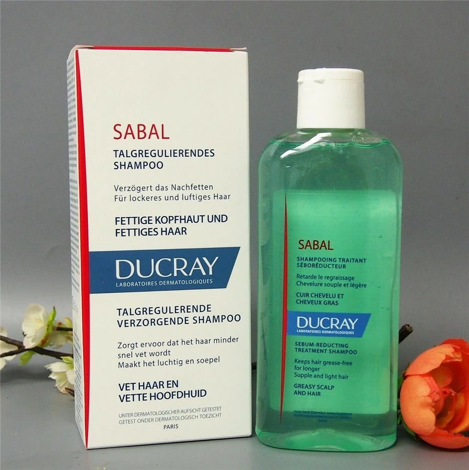 Ducray Sabal Seboreducting Shampoo Greasy Dry Scalp Supple Light Hair 200 Ml