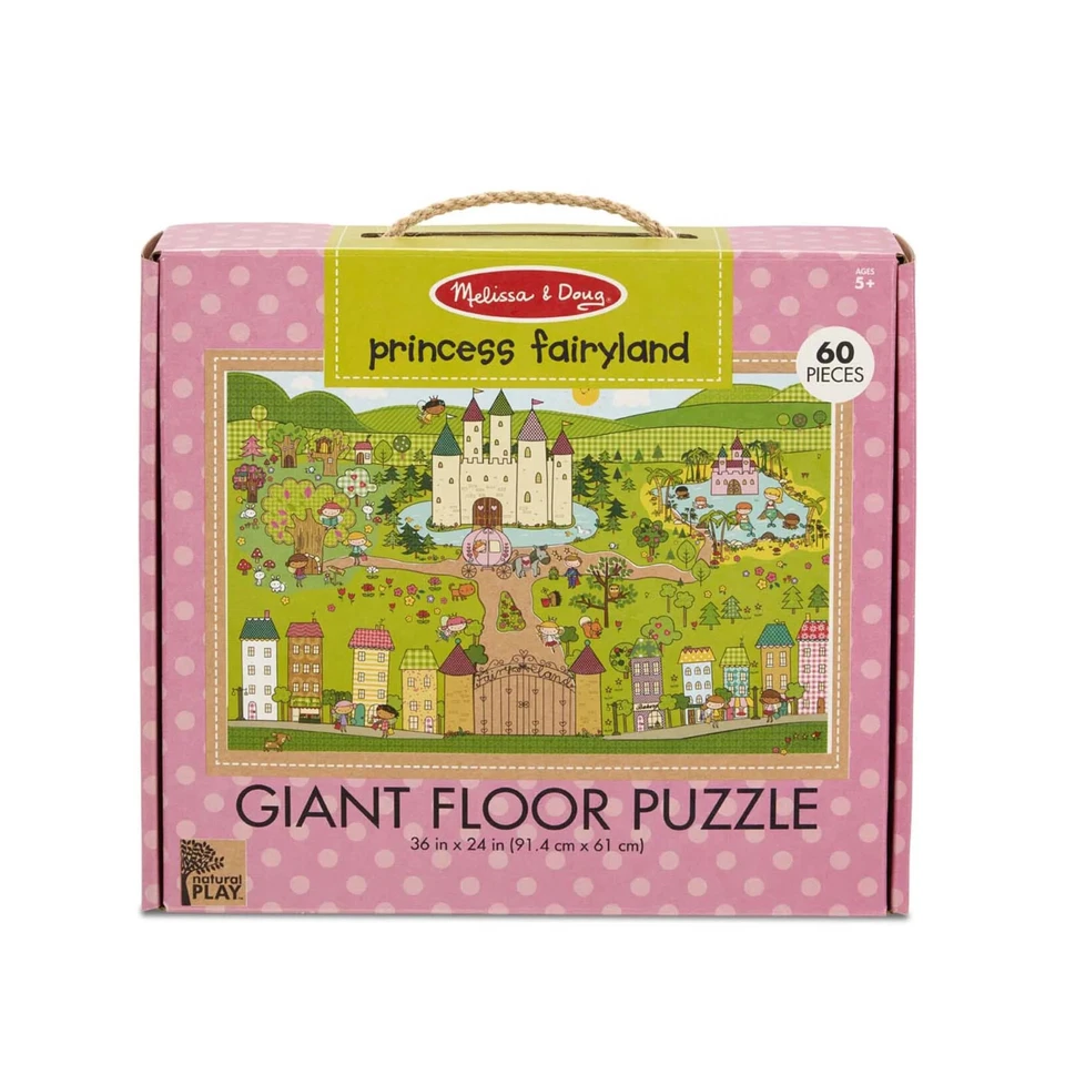 Rompecabezas de piso gigante Melissa and Doug Princess Fairyland #31372 sellado Foto 1 de 1