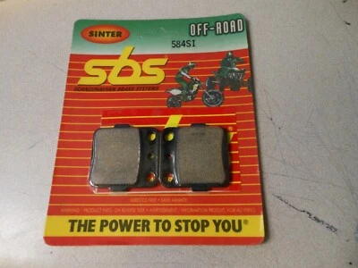 Pastillas de freno delanteras/traseras SBS para: Honda 1992 CR80 Suzuki 1988 RM125 584SI Foto 1 de 3
