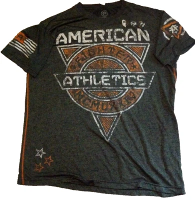 Camiseta Gráfica American Fighter Camiseta Para Hombre 2XL XXL Verde Sólida Manga Corta MMA Foto 1 de 4