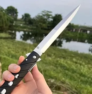 XL GROSSES KLAPPMESSER KLON & NYLONSCHEIDE - Bild 1 von 3
