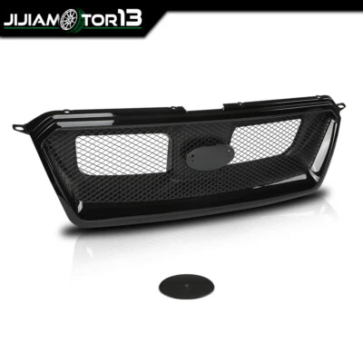Rejilla de parachoques delantero estilo malla pintada negra para Subaru XV Crosstrek 12 13-17 Foto 1 de 4