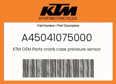 KTM Genuine Crank Case Pressure Sensor - A45041075000 - Image 1 of 4