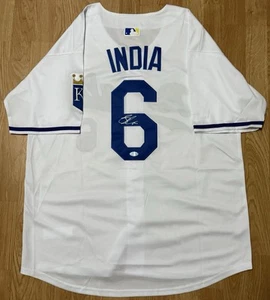 Jonathan India Signed Autographed Kansas City Royals Home Jersey #6 PSA COA - Picture 1 of 3