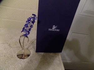 Swarovski Cristallo Zaffiro Fiore Dindori 677990 In Scatola - Come Nuovo - Foto 1 di 6