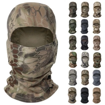 Tactical Camouflage Balaclava Hunting Face Mask Scarf Headwear Bandana Scarves - Image 1 of 4