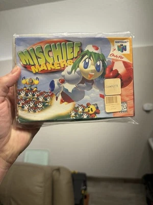Mischief Makers (Nintendo 64 N64) Completo en Caja, Manual Y Juego Probado en Caja Original! Foto 1 de 4