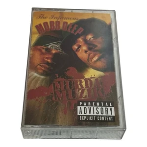 The Infamous Mobb Deep Murda Muzik Album Original 1999 Cassette Tape Loud Record - Foto 1 di 4