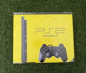 Sony PlayStation 2 Slim Console nero antracite (SCPH-75001CB) - Foto 1 di 6