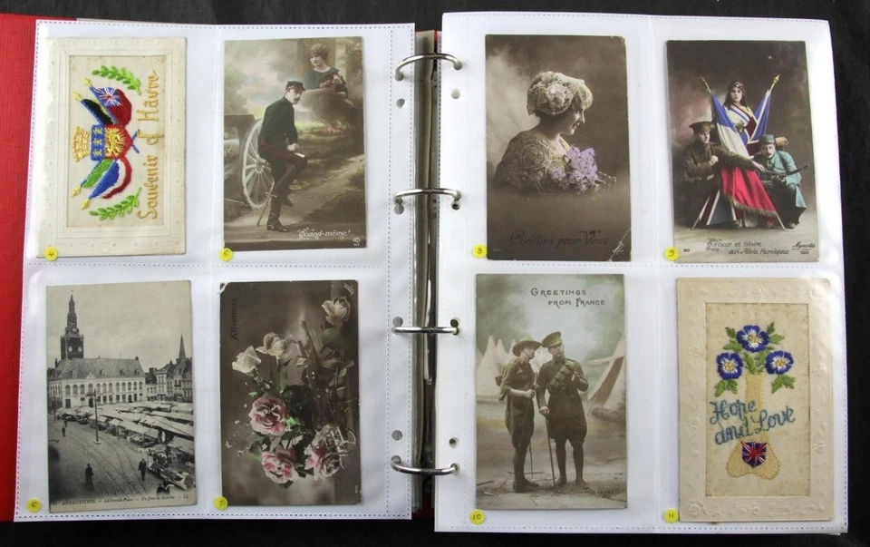 1915 POSTCARDS from the WESTERN FRONT, TED SIMMONS 1/7TH WORCESTERSHIRE REGIMENT - Image 1 of 1