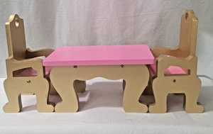 Mesa y 2 sillas de madera para niños Kraft Disney princesa - Imagen 1 de 7