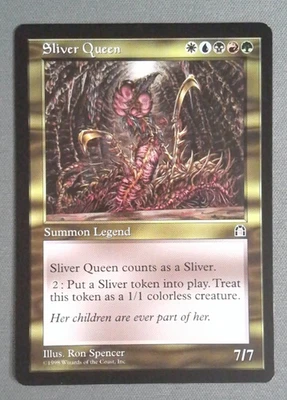 MTG Sliver Queen Stronghold NM Reserved List ENGLISH Magic The Gathering - Image 1 of 2