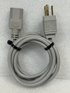 Vintage OEM Apple Macintosh Computer AC Power Cord, 7-1/2 FT *MADE IN USA** - Afbeelding 1 van 14