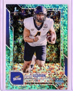 TUCKER GLEASON 2025 BOWMAN UNIVERSITY CHROME 1ST AQUA MINI DIAMOND /325 - Picture 1 of 2