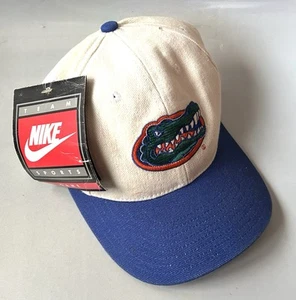 Z Florida Gators Cap Hat Strapback Adjustable Beige Blue Brim Nike NWT D49 - Picture 1 of 3
