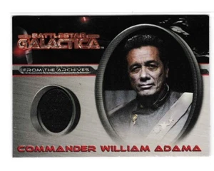 Tarjeta Disfraz Comandante William Adama Battlestar Galactica Edición Premiere CC6 - Imagen 1 de 2