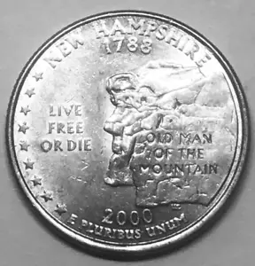 2000-P Washington Quarter Error New Hampshire DDO/DDR Very Rare! - Picture 1 of 21