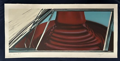 Lápis litográfico James Rosenquist "HIGHWAY TRUST" 1978 assinado/numerado 69/78 - Imagem 1 de 4