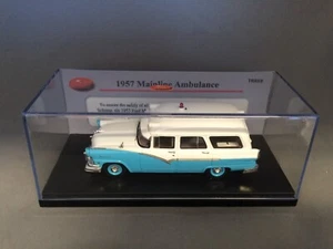 1/43 TRAX Model Car TRR59 1957 Ford Mainline AMB Blue/White - Picture 1 of 5