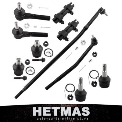 Kit completo de suspensión delantera de 10 piezas para Ford E-150 Econoline Club Wagon 92-02 Foto 1 de 4