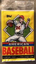 1989 Topps UK Minis American Pack John Franco Reds Top Jack Morris Tigers Back