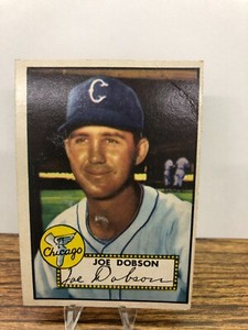 1952 Topps #254 Joe Dobson, of the Chicago White Sox.  VG or better.