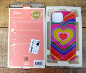 Sonix Apple iPhone 14/iPhone 13 Case with MagSafe - Rainbow Hearts - Picture 1 of 5