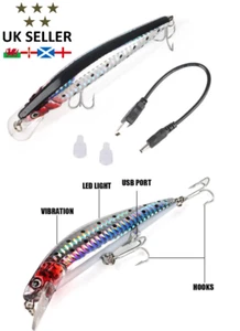 Robotic Fishing Lure Electric Wobbler for Electronic Bait Auto Swimming Swimbait - Picture 1 of 1