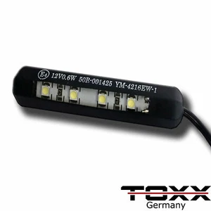 ToXx Mini LED Iluminación Matrícula Iluminación Matrícula Moto Flexible - Imagen 1 de 2