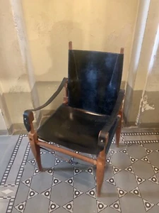 Safari Stuhl Mid Century von Kaare Klint für Rud Rasmussen - Bild 1 von 4