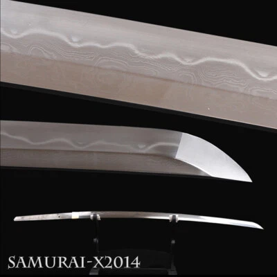 Clay Tempered 1095 Carbon Steel Bare Blade Folded 15 Times DIY Samurai Katana - Image 1 of 4