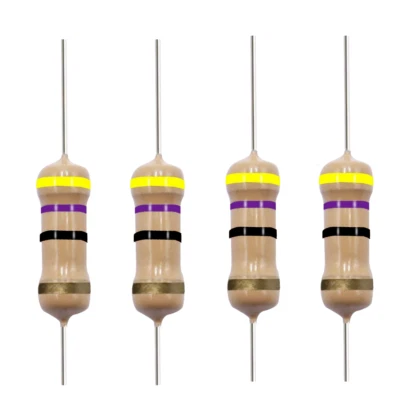 YAGEO 10 Pack~100PACK 47 Ohm Ω 5% Tolerance 1/2W 0.5 Watt Carbon Film Resistor