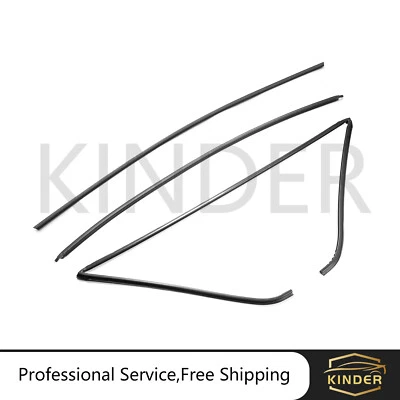 Kit de moldura de parabrisas delantero trasero superior inferior para BMW E60 550i 545i 535i 530i Foto 1 de 4