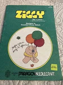 Ziggy Tom Wilson Designs Pattern Books Cross Stitch Vintage 1981/1982 - Picture 1 of 8