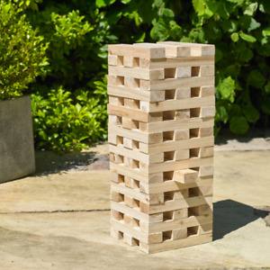 Giant Jenga Tumbling Tower Wooden Blocks Indoor Outdoor Family Garden Game