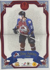 1997-98 Pacific Omega Silks Peter Forsberg #3 HOF Colorado Avalanche