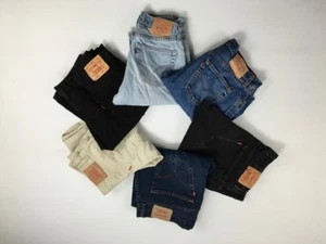 LEVI LEVIS PIERNA RECTA CREMALLERA JEANS - 504 505 506 521 751 TODAS LAS TALLAS GRADO A - Imagen 1 de 8