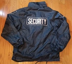 Edwards Unisex Security Guard Jacket Security Embroidered Size XS /462 - Picture 1 of 11