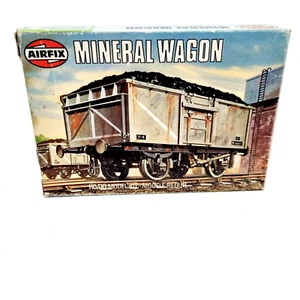 Vintage AirFix Mineral Wagon BR HO OO Gauge Scale Construction Train Built Boxed - Picture 1 of 24