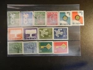 *EUROPA* LOT VON ZWANZIG (20) ALLE VERSCHIEDEN MEIST POSTFRISCH, SS, OG BRIEFMARKEN aus DEUTSCHLAND - Bild 1 von 2