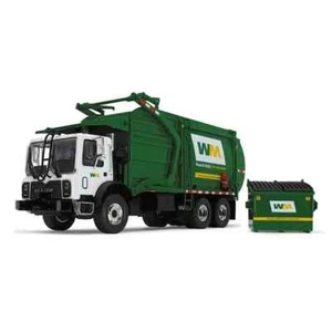 1:34 First Gear *WASTE MANAGEMENT* Mack TerraPro Wittke Front Load & Bin *NIB* - Picture 1 of 5