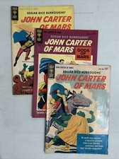 John Carter of Mars #1-3 1964 - Gold Key  -G/VG - Comic Book