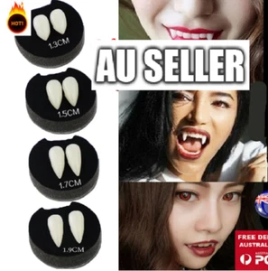 Halloween Costume Party Zombie Werewolf Resin Vampire Fangs Tooth Cap OR Putty - Picture 1 of 15